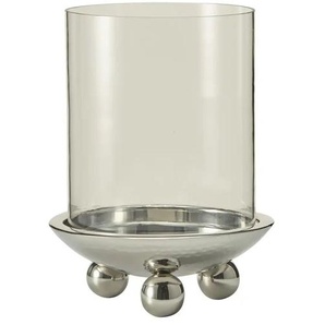 HOME STORY Windlicht - Edelstahl,Glas - 22 cm - 16.0 | Möbel Kraft