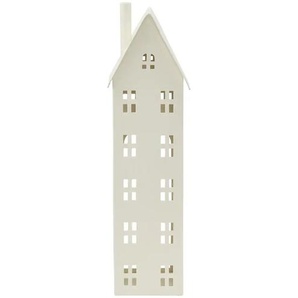 HOME STORY Windlicht Haus - creme - Eisen - 10 cm - 34 cm | Möbel Kraft