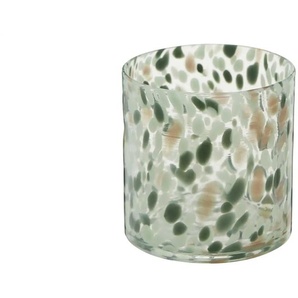 HOME STORY Windlicht - mehrfarbig - Glas - 12 cm - 12.0 | Möbel Kraft