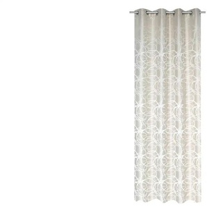 HOME Wohnideen Ösenschal | beige | 140 cm |