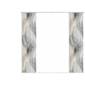 HOME Wohnideen Schiebevorhang 6er-Set | grau | 60 cm | 245 cm |