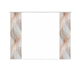 HOME Wohnideen Schiebevorhang 6er-Set | kupfer | 60 cm | 245 cm |