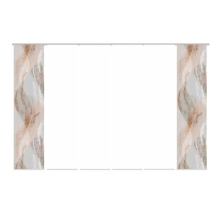 HOME Wohnideen Schiebevorhang 6er-Set | kupfer | 60 cm | 245 cm |