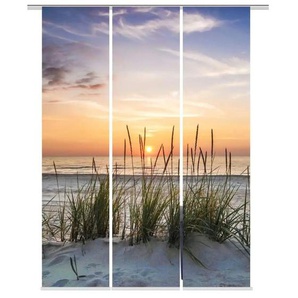 HOME Wohnideen Schiebevorhang - beige - Materialmix - 60 cm | Möbel Kraft