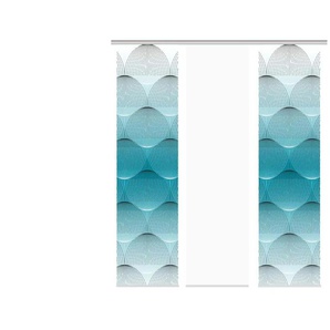 HOME Wohnideen Schiebevorhang | blau | 60 cm | 245 cm |