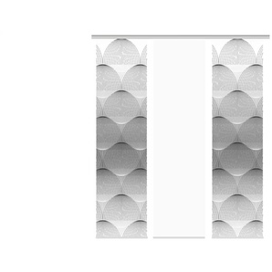 HOME Wohnideen Schiebevorhang - grau - Materialmix - 60 cm - 245 cm | Möbel Kraft