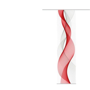 HOME Wohnideen Schiebevorhang | rot | 60 cm |