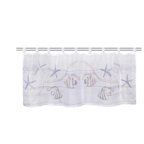 HOME Wohnideen Schlaufen Panneaux | blau | 140 cm | 45 cm |