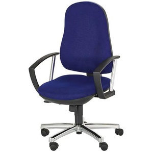 home worx Bürodrehstuhl | blau | 64 cm | 106 cm | cm 64,0 |