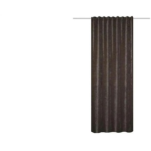 HOMEbasics Fertigschal | braun | Synthetik | 135 cm |