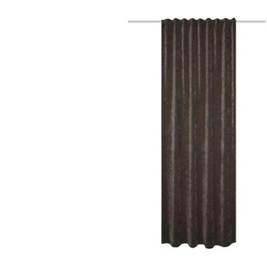 HOMEbasics Fertigschal | braun | Synthetik | 135 cm |