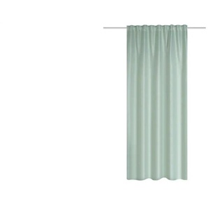 HOMEbasics Verdunklungsschal - grün - Materialmix - 135 cm - 225 cm | Möbel Kraft