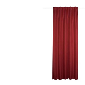 HOMEbasics Verdunklungsschal - rot - Materialmix - 135 cm - 245 cm | Möbel Kraft