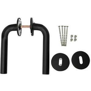 Homeit Door Handle With L-handle 19 mm  Matte Black
