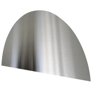 Homeit Kitchen splash plate curved 900 x 450mm - stainless steel