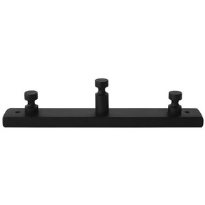Homeit Pine coat rack  3 pegs  black