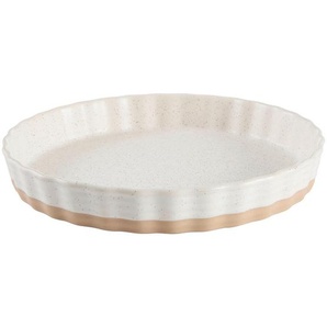 Homeware Profession. Auflaufform, Braun, Beige, Keramik, 1.60 L, rund, 4 cm, Lfgb, backofengeeignet, mikrowellengeeignet, Kochen, Auflaufformen