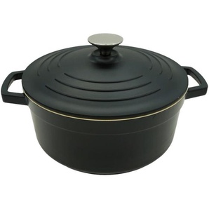 Homeware Profession. Kochtopf, Creme, Schwarz, Edelstahl, Metall, 1.3 L, rund, 7.4 cm, Lfgb, hitzebeständig, PFAS-frei,nicht spülmaschinenfest, Kochen, Töpfe, Kochtöpfe