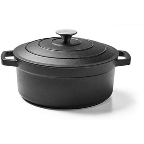 Homeware Profession. Kochtopf, Creme, Schwarz, Edelstahl, Metall, 4.26 L, rund, 10.5 cm, Lfgb, hitzebeständig, PFAS-frei,nicht spülmaschinenfest, Kochen, Töpfe, Kochtöpfe