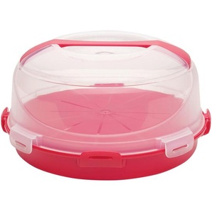 Homeware Profession. Kuchentransportbox, Kunststoff, rund, 18 cm, Lfgb, lebensmittelecht, Tragegriff, Backen, Kuchentransportboxen