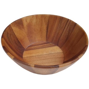Homeware Profession. Salatschüssel, Akazie, Holz, Akazie, Schichtholz, Holz, rund, 12 cm, Lfgb, lebensmittelecht, Essen & Trinken, Geschirr, Schalen & Schüsseln, Salatschüsseln