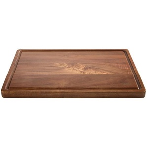Homeware Profession. Schneidebrett Toronto, Akazie, Holz, Akazie, massiv, 46x30x2.5 cm, Lfgb, Saftrille, Küchenzubehör, Schneidebretter