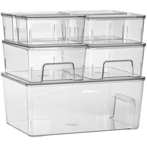 Homeware Profession. Schubladenbox, Klar, Kunststoff, 19.8x12.2x29.6 cm, Lfgb, Ordnen & Aufbewahren, Aufbewahrungsboxen