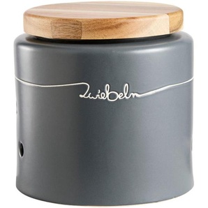 Homeware Profession. Vorratsdose, Akazie, Keramik, Akazie, vollmassiv, 1.65 L, rund, 16.5 cm, Lfgb, lebensmittelecht, Küchenzubehör, Vorratsbehälter, Vorratsdosen