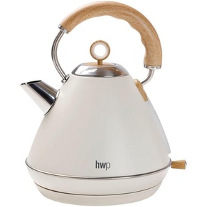 Homeware Profession. Wasserkocher, Creme, Metall, Kunststoff, 1.7 L, 22.5x29.7x25 cm, RoHS, Lfgb, CE, automatische Abschaltung, Trockengehschutz, 360°-Sockel, abgedecktes Heizelement, herausnehmbarer Filter, Beleuchtung, Küchengeräte, Wasserkocher