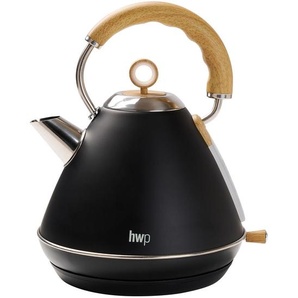 Homeware Profession. Wasserkocher, Schwarz, Metall, Kunststoff, 1.7 L, 22.5x29.7x25 cm, RoHS, Lfgb, CE, automatische Abschaltung, Trockengehschutz, 360°-Sockel, abgedecktes Heizelement, herausnehmbarer Filter, Beleuchtung, Küchengeräte, Wasserkocher