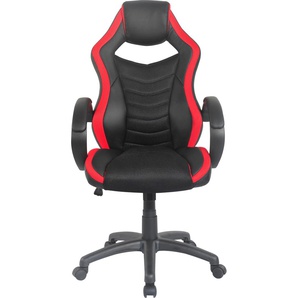 Chefsessel HOMEXPERTS Stühle rot (schwarz, rot) Chefsessel Stühle