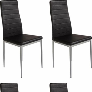 Homexperts Esszimmerstuhl »Pegasus«, (Set), 4 St., Kunstleder, Bezug in Kunstleder