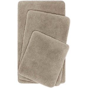 Homie Living Badematte Porto Azzurro, Höhe 30 mm, rutschhemmend beschichtet, fußbodenheizungsgeeignet, schnell trocknend, Polyester, rechteckig, Badteppich, uni, rechteckig & rund, waschbar, Badezimmerteppich