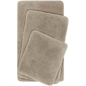 Homie Living Badematte Porto Azzurro, Höhe 30 mm, rutschhemmend beschichtet, fußbodenheizungsgeeignet, schnell trocknend, Polyester, rechteckig, Badteppich, uni, rechteckig & rund, waschbar, Badezimmerteppich