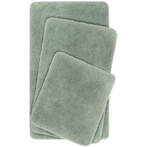Homie Living Badematte Porto Azzurro, Höhe 30 mm, rutschhemmend beschichtet, fußbodenheizungsgeeignet, schnell trocknend, Polyester, rechteckig, Badteppich, uni, rechteckig & rund, waschbar, Badezimmerteppich