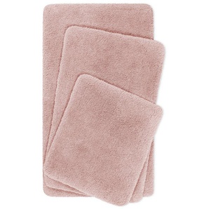 Homie Living Badematte Porto Azzurro, Höhe 30 mm, rutschhemmend beschichtet, fußbodenheizungsgeeignet, schnell trocknend, Polyester, rechteckig, Badteppich, uni, rechteckig & rund, waschbar, Badezimmerteppich