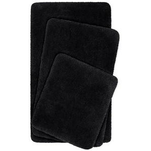 Homie Living Badematte Porto Azzurro, Höhe 30 mm, rutschhemmend beschichtet, fußbodenheizungsgeeignet, schnell trocknend, Polyester, rechteckig, Badteppich, uni, rechteckig & rund, waschbar, Badezimmerteppich