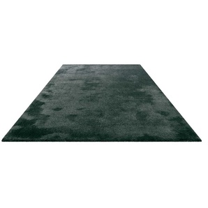 Homie Living Teppich Pisa, rund, Höhe: 25 mm, Hochflor, Microfaser, uni, weich, Shaggy, Wohnzimmer, Schlafzimmer