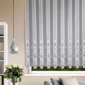 HOMING Gardine Sophie, Kräuselband (1 St), halbtransparent, Fertigschal