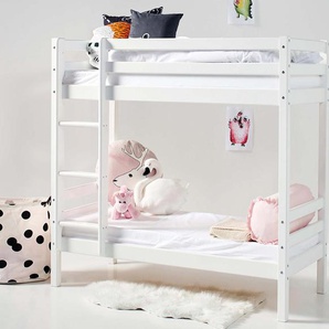 HoppeKids Eco Etagenbett »Dream« - Weiß - Massivholz -