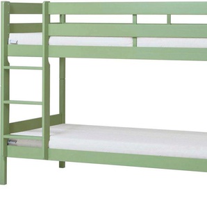 Hoppekids Etagenbett ECO Comfort Kinderbett 90x200 oder 70x160 aus Massivholz in 4 Farben, TÜV, FSC und Nordisches Umweltzeichen – wahlweise mit Matratzen