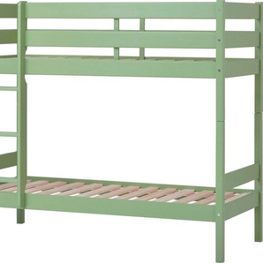Hoppekids Etagenbett ECO Comfort Kinderbett 90x200 oder 70x160 aus Massivholz in 4 Farben, TÜV, FSC und Nordisches Umweltzeichen – wahlweise mit Matratzen