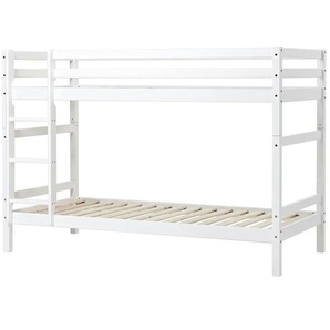 Hoppekids Etagenbett  Eco Dream ¦ weiß ¦ Maße (cm): B: 101 H: 145