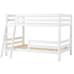 Hoppekids Etagenbett ECO Luxury mit Rausfallschutz, Leiter schräg PRE-A22-12