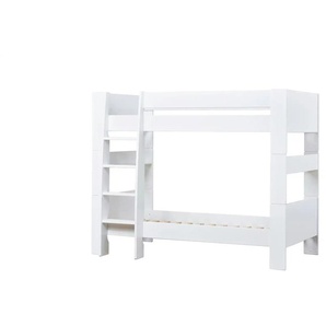 Hoppekids Etagenbett  Steens for Kids ¦ weiß ¦ Maße (cm): B: 110 H: 164