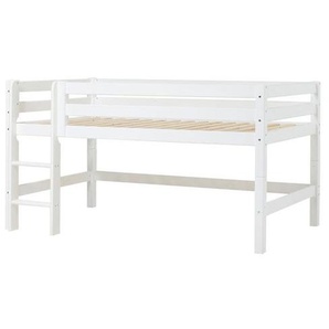 Hoppekids Halbhochbett ECO Luxury, Leiter gerade PRE-A4-12