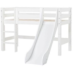 Hoppekids Halbhochbett ECO Luxury & Rutsche, Leiter gerade PRE-A13-3