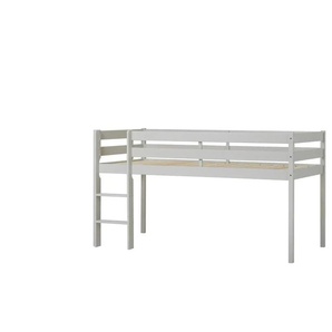 Hoppekids Halbhochbett ¦ grau ¦ Maße (cm): B: 96 H: 114