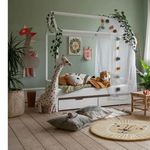 Hoppekids Hausbett-Vorhang 70x160 cm Mermaid ¦ transparent/klar ¦ Maße (cm): B: 73 H: 175