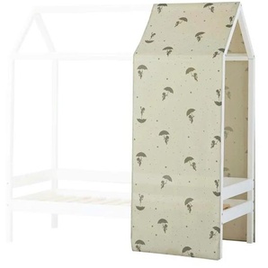 Hoppekids Hausbett-Vorhang 70x160 cm Ole Lukoie ¦ grün ¦ Maße (cm): B: 65 H: 190